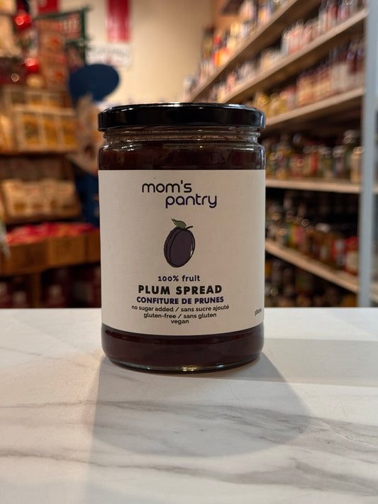 Mom’s Pantry Plum Spread – 100% Fruit | No Sugar Added, Vegan