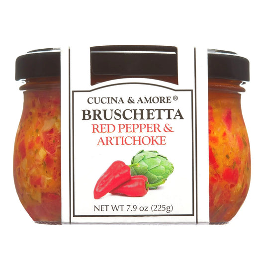 Cucina & Amore  Red Pepper & Artichoke Bruschetta