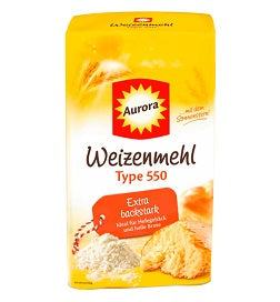 Aurora Wheat Flour Type 550 (Weizenmehl) 1000g