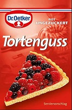 Dr. Oetker Red Cake Glaze (Tortenguss Rot) 3x12g