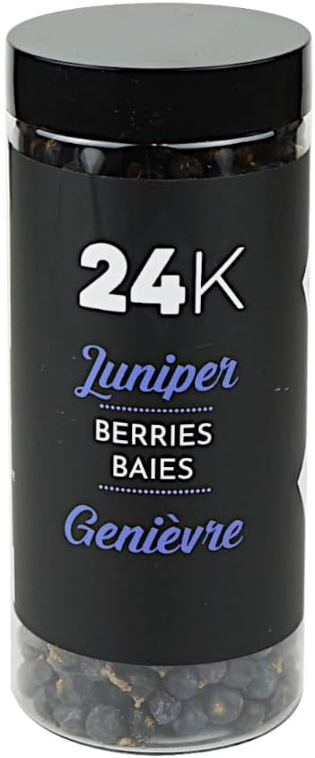 24K Whole Juniper Berries - 110g (3.9oz) | Flavour Meat & Game Dishes