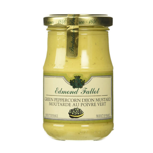 EDMOND FALLOT Green Peppercorn Dijon Mustard, 190ml