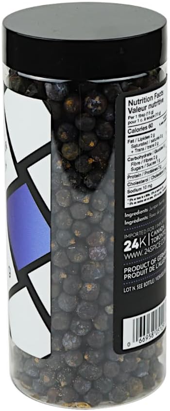 24K Whole Juniper Berries - 110g (3.9oz) | Flavour Meat & Game Dishes