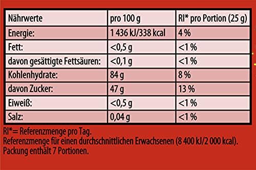 Haribo Pasta Frutta Fizz, Gummy Bears, Wine Gum, Fruit Gum, in a Bag, 175 g