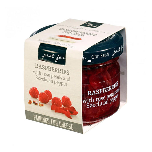 JUST FOR CHEESE Raspberries - Rose+Pepper Sweet Sauce, 72g
