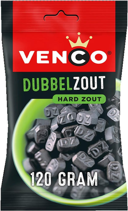 Venco Dubbel Zout I Double Salt Licorice the Dutch Classic I 120g 4.23 ounce