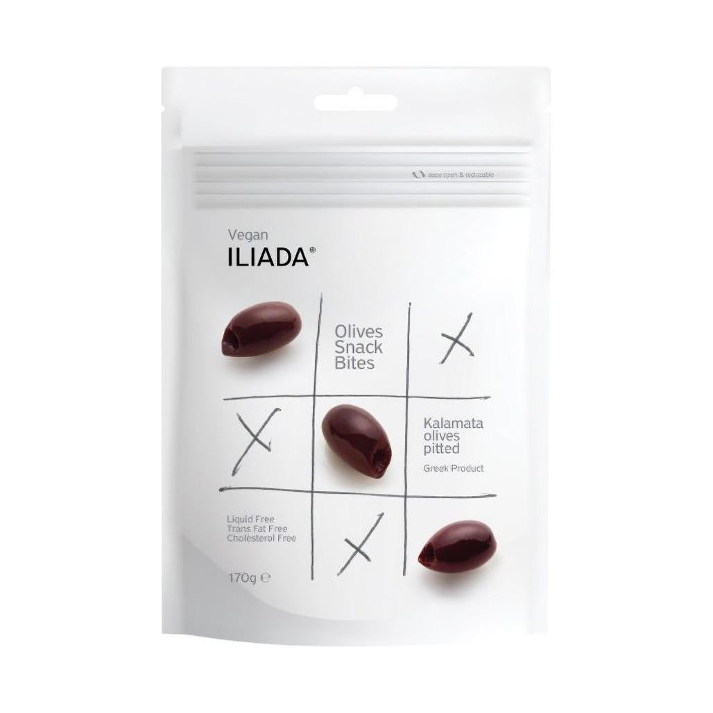 ILIADA ILIADA Olives Snack Bites Kalamata Pitted, 120g