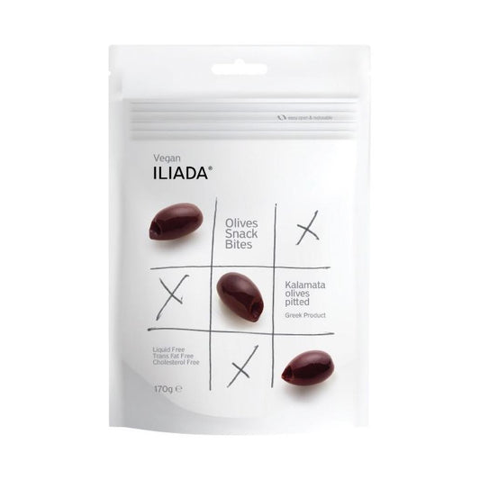 ILIADA ILIADA Olives Snack Bites Kalamata Pitted, 120g