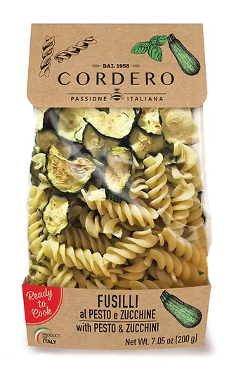 Fusilli with pesto and courgettes 200g