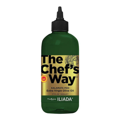 ILIADA The Chef's Way Extra Virgin Olive Oil - Squeeze Bottle, 500ml