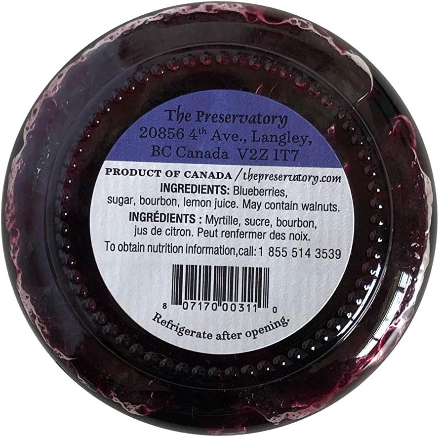 Preservatory Jam Blueberry & Bourbon, 110 gram