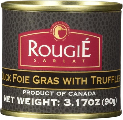 Rougie Foie Gras with Truffles Fully Cooked, 3.17 oz