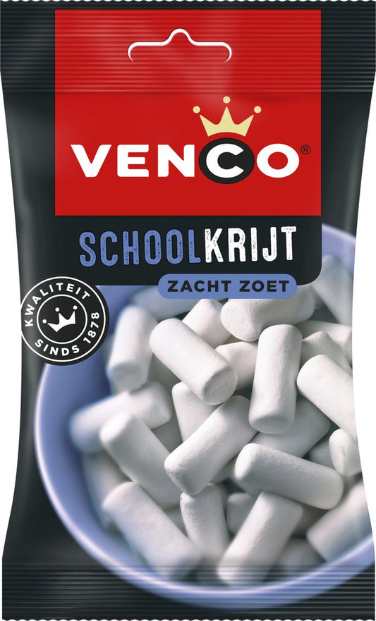 Venco Soft and Sweet Chalk Licorice (Schoolkrijt) 120g