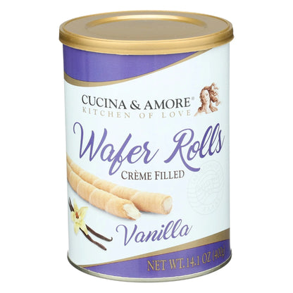 Cucina & Amore  Vanilla Wafer Rolls