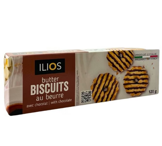 Butter Biscuits with Chocolate