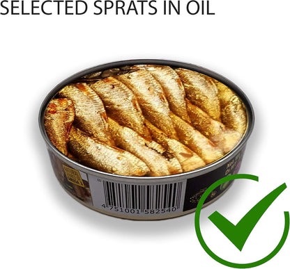 Riga Gold Shproti, Sprats in Oil, 160g