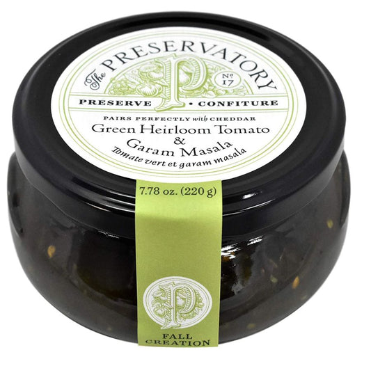 The Preservatory Green Heirloom Tomato & Garam Marsala Preserve - 7.78 oz JarEmpty