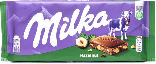 Milka Hazelnuts Chocolate 100g by Milka