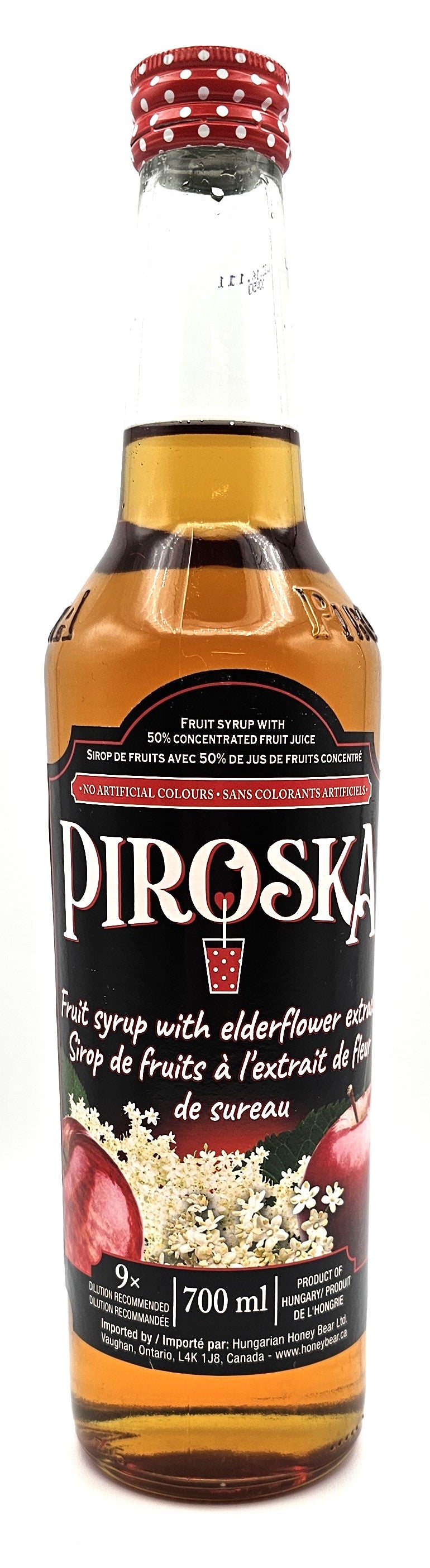 Piroska Elderflower Syrup (Holunderbluetensirup) 700mL