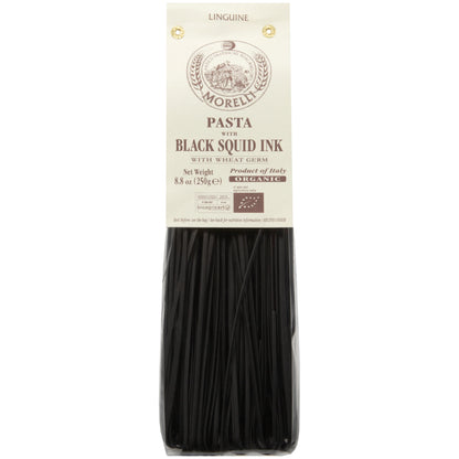 Organic Linguine Pasta with Squid Ink 8.8oz/250g