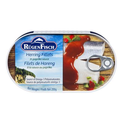 Paprika Sauce Marinated Herring Fillet