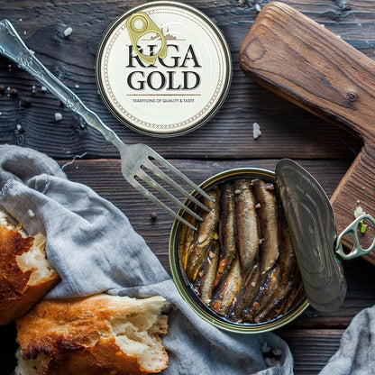 Riga Gold Shproti, Sprats in Oil, 160g