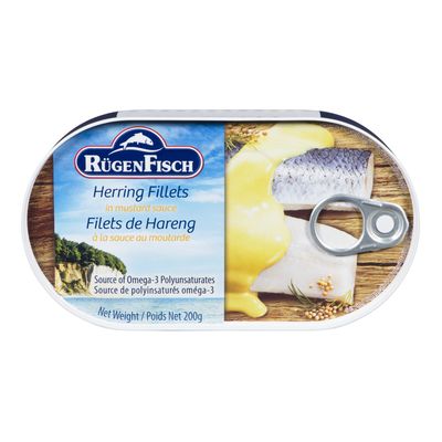 Mustard Marinated Herring Fillet