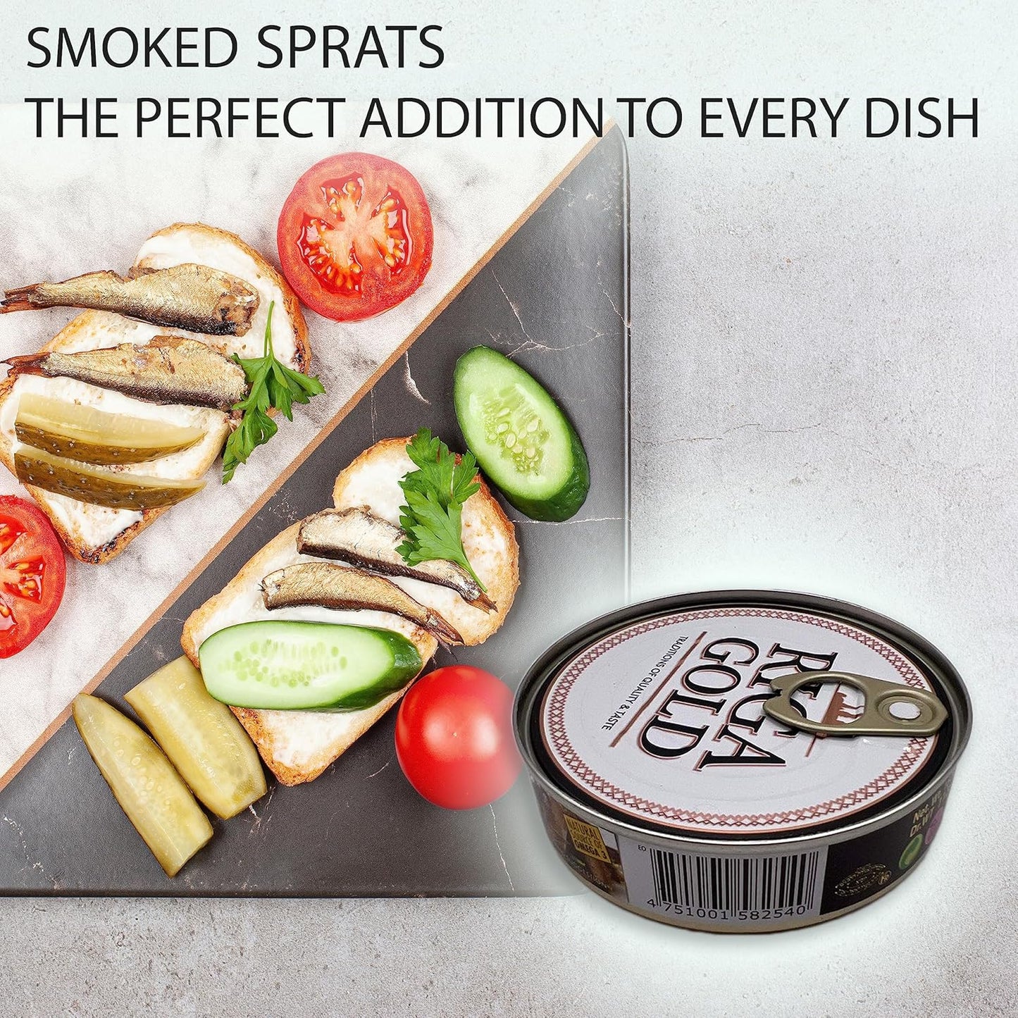 Riga Gold Shproti, Sprats in Oil, 160g