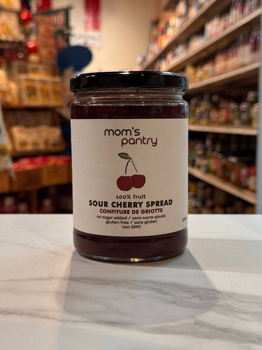 Mom’s Pantry Sour Cherry Spread – 100% Fruit | No Sugar Added