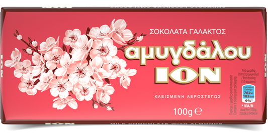 ION Amigdalou Milk Chocolate - 100g