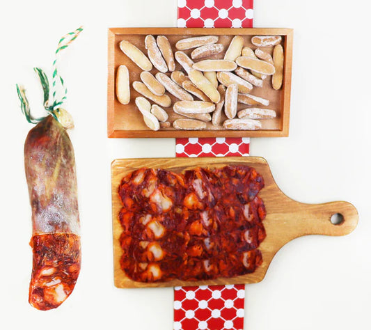 ANTONIO ROMERO "Ibérico Chorizo Bellota" Ibérico Pork Chorizo Acorn-fed (Half Piece)