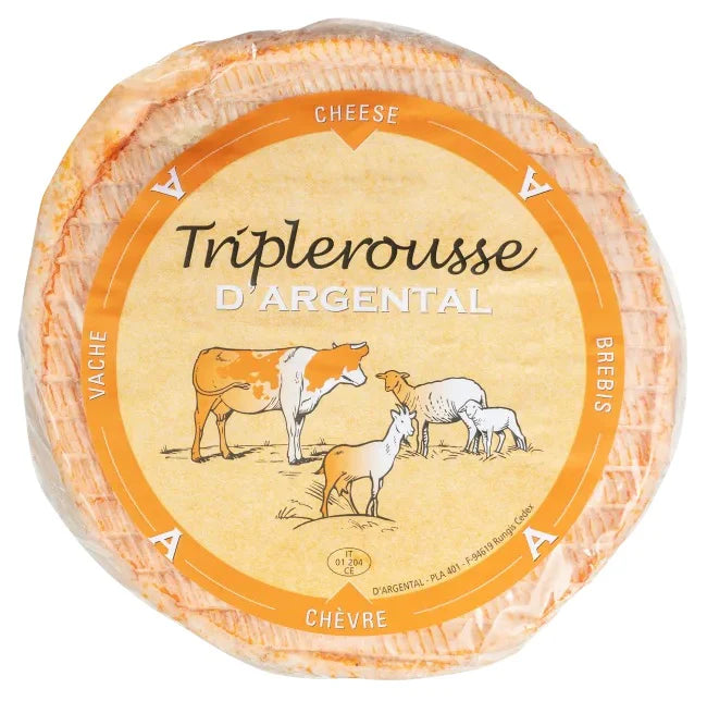 Triplerousse D’Argental (sheep, cow, & goat) Cheese