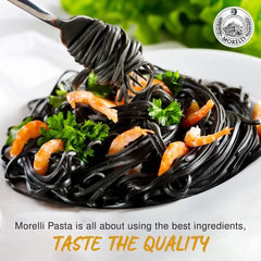 Organic Linguine Pasta with Squid Ink 8.8oz/250g