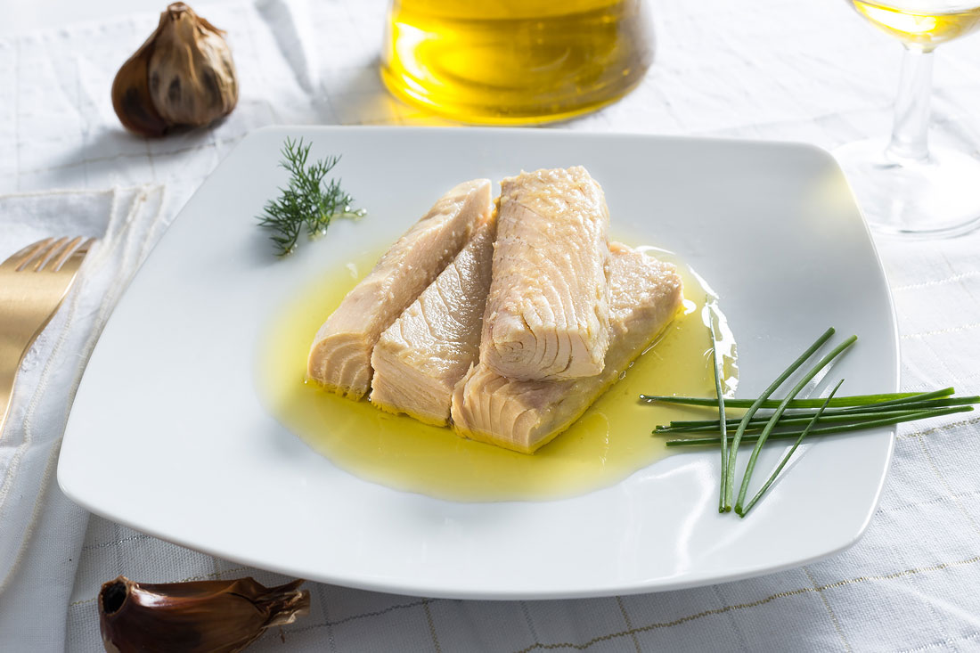 MSC-certified albacore tuna in olive oil