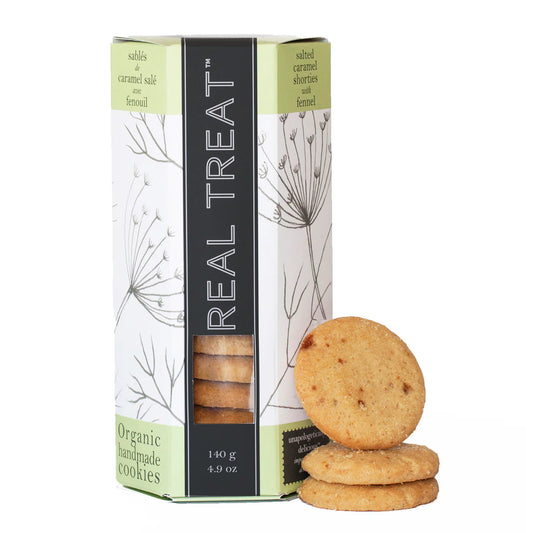 Salted Caramel Shorties with Fennel