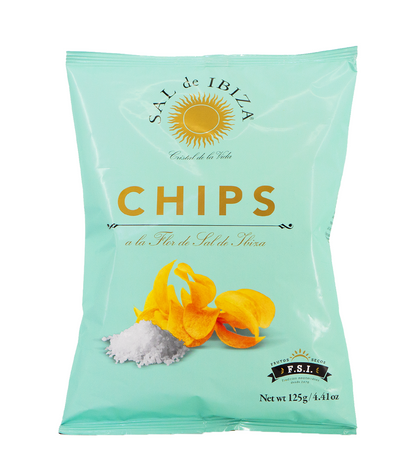 SAL de IBIZA chips "a la Flor de Sal", 125g