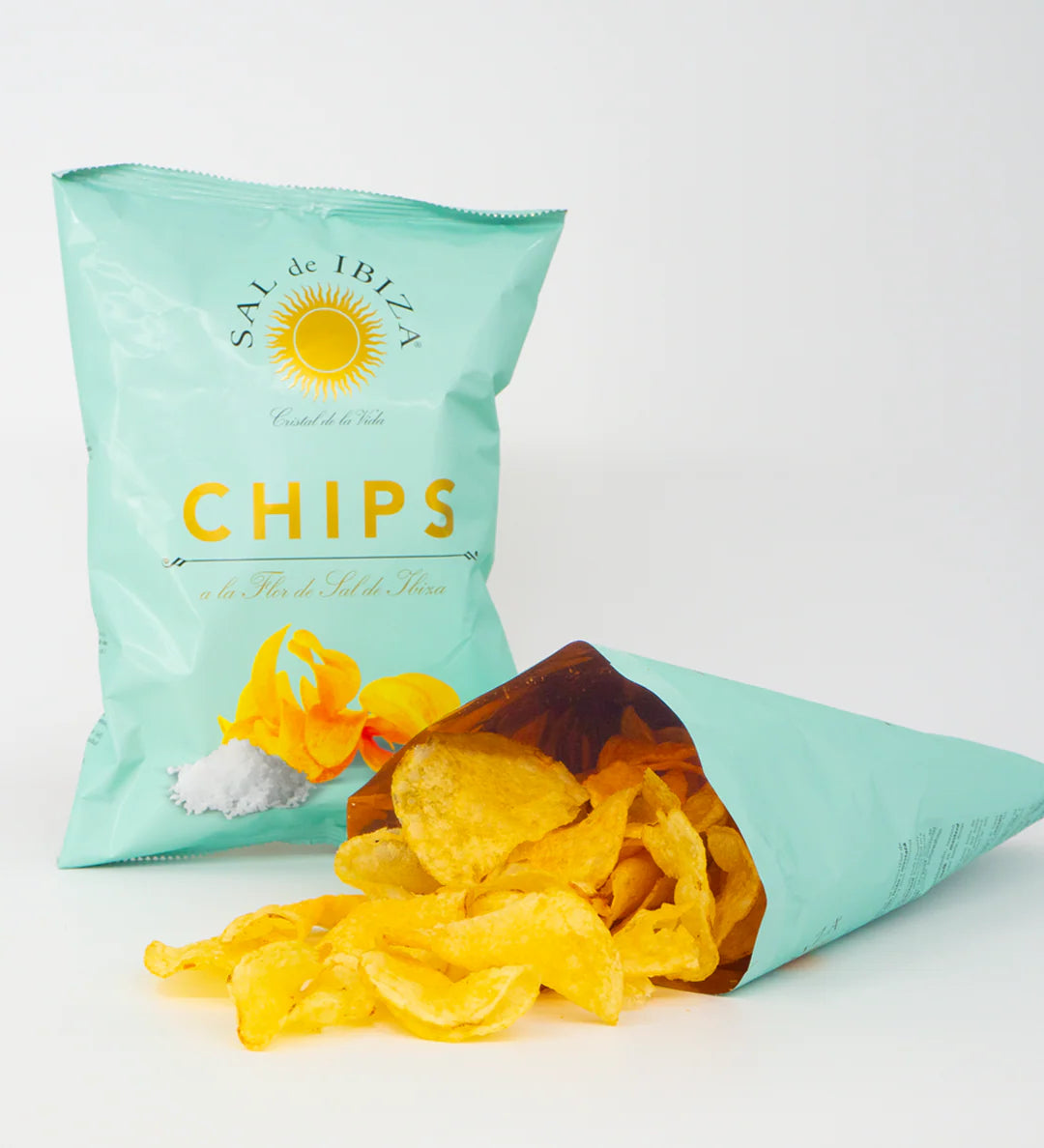 SAL de IBIZA chips "a la Flor de Sal", 125g