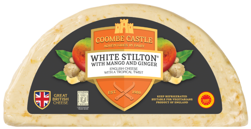 Coombe Castle White Stilton with Mango & Ginger