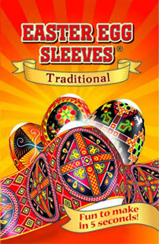 Easter Egg Sleeves - Traditional - Set of 7