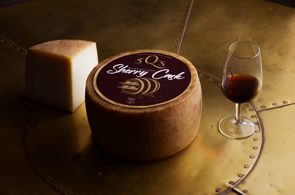 sheep cheese aged in Sherry Casks
