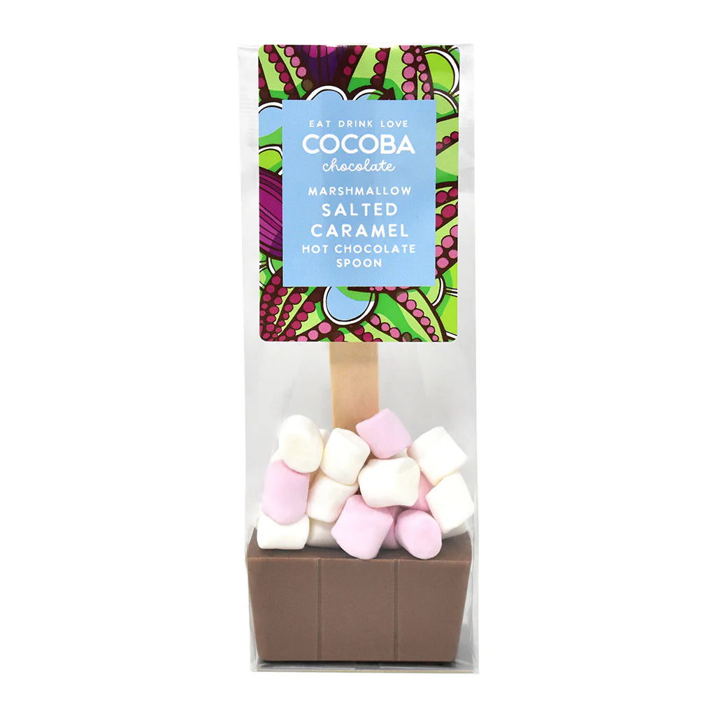 Marshmallow Salted Caramel Hot Chocolate Spoon