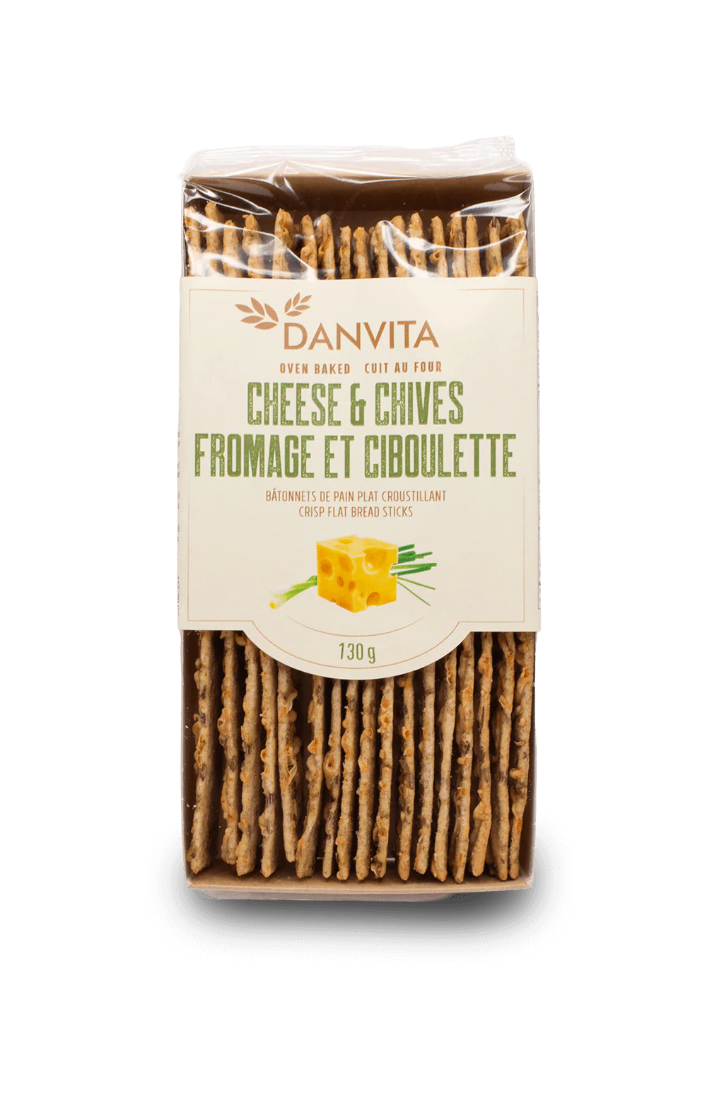 Danvita Crisps - Cheese & Chives 130g