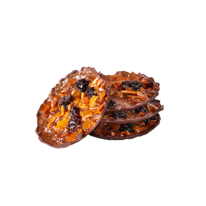 Lemon and Dark Chocolate Florentines