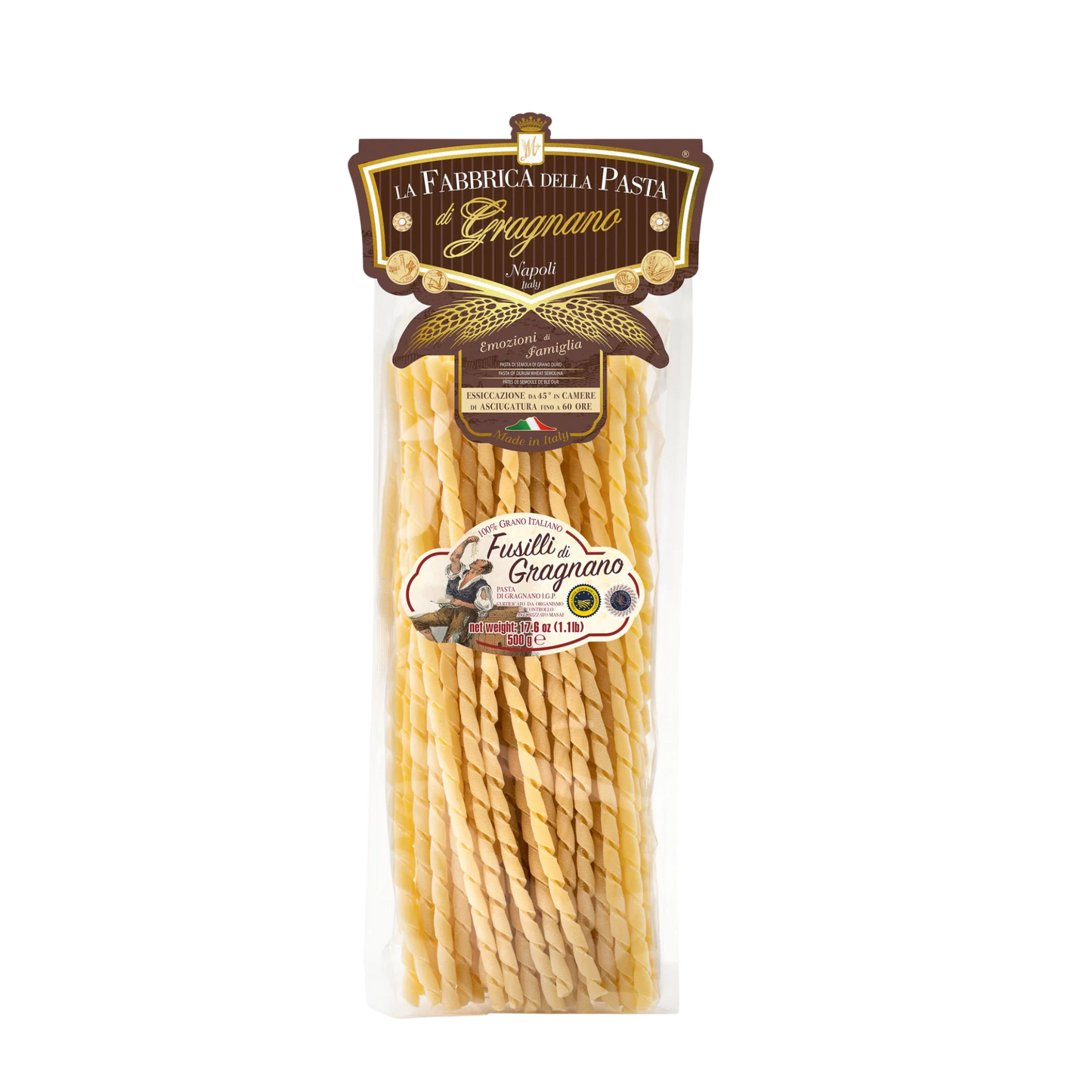 The Gragnano Pasta Factory Gragnano PGI Fusilli