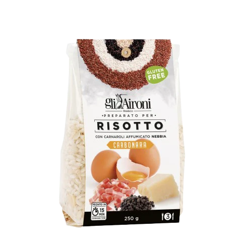 Gli Aironi  Risotto Carbonara With Smoked Rice