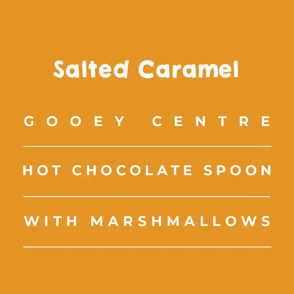 Salted Caramel Gooey Hot Chocolate Spoon