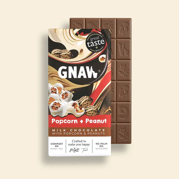 Popcorn & Peanut Milk Chocolate Bar