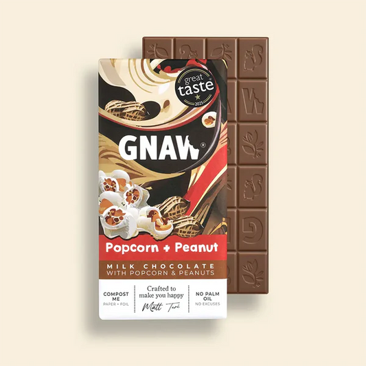 Popcorn & Peanut Milk Chocolate Bar