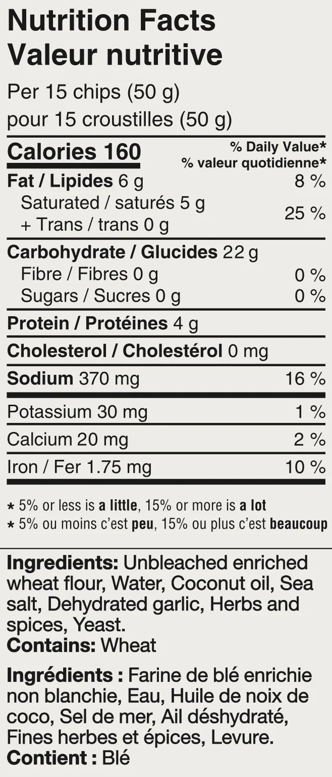 Garlic Herb Pita Chips