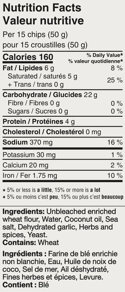 Garlic Herb Pita Chips